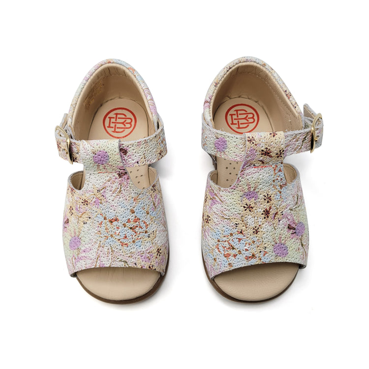 Blublonc Baylee Pastel Flower Sandal