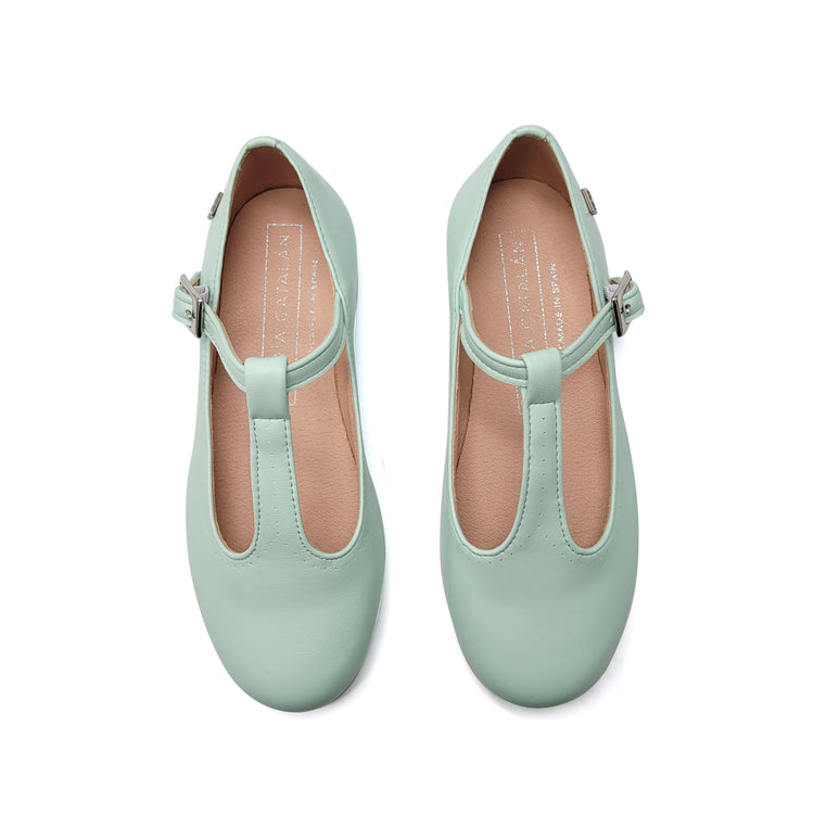 Maria Catalan Mint Green T-Strap Mary Jane 700702