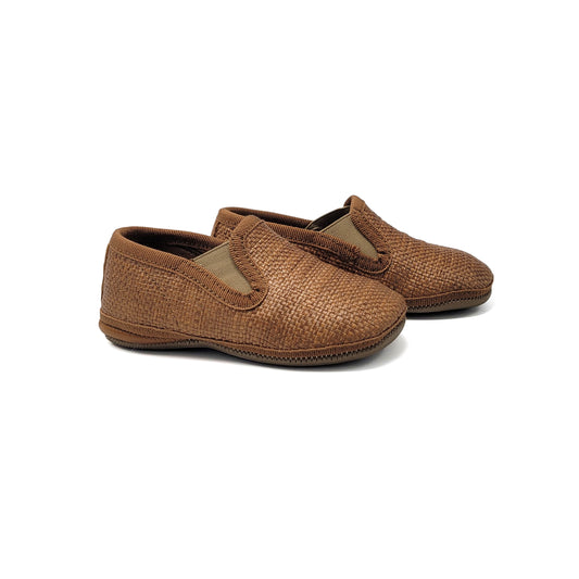 Pepe Brown Basket Soft Sole Smoking Shoe 280