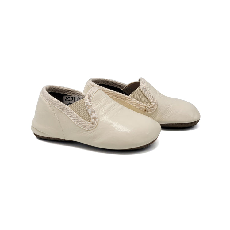 Pepe Ivory Patent Soft Sole Smoking Shoe 280