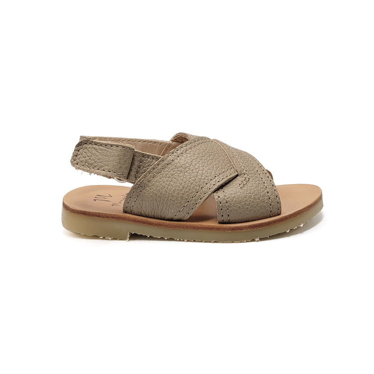 Manuela De Juan Taupe Sandal S2149