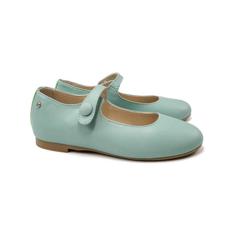 Manuela De Juan Aqua (Mint) Nappa Mary Jane S2970