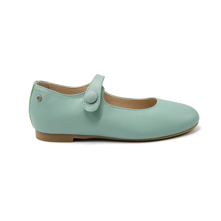 Manuela De Juan Aqua (Mint) Nappa Mary Jane S2970