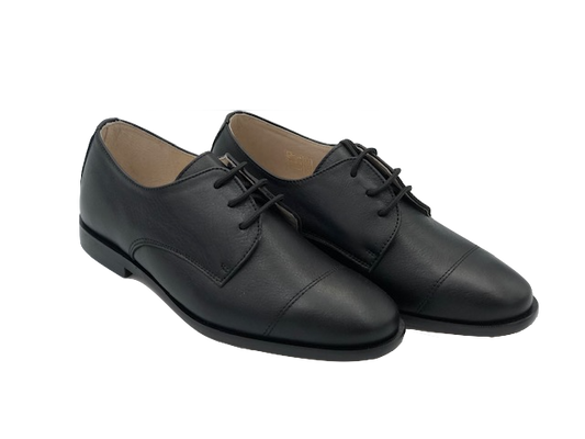 Hoo Black Leather Oxford CV2277