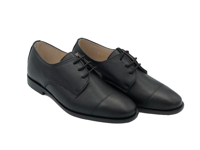 Hoo Black Leather Oxford CV2277