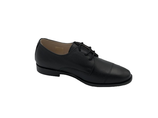 Hoo Black Leather Oxford CV2277