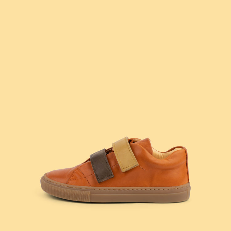 Dulis Orange Velcro Sneaker 541