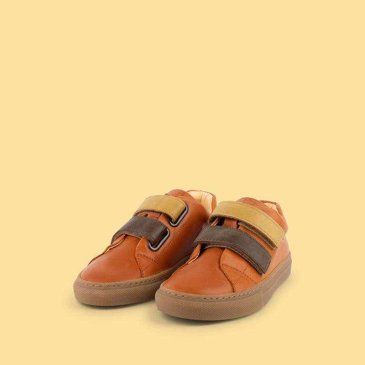 Dulis Orange Velcro Sneaker 541