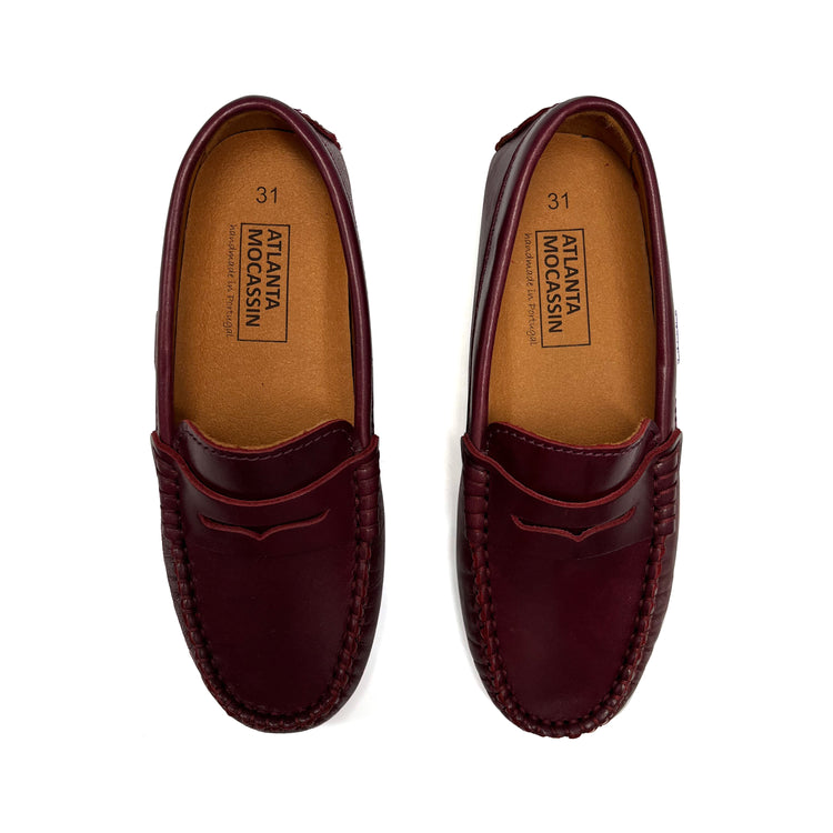 Atlanta Mocassin Burgundy Sierra Penny Loafer 032