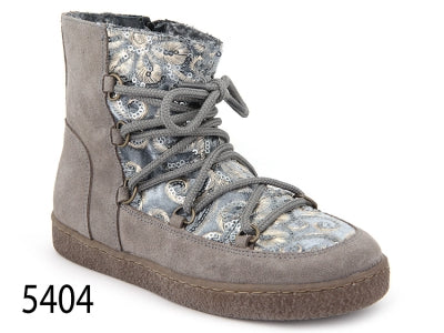 Confetti Taupe Grey Sequin Toledo Moon Boot 5404