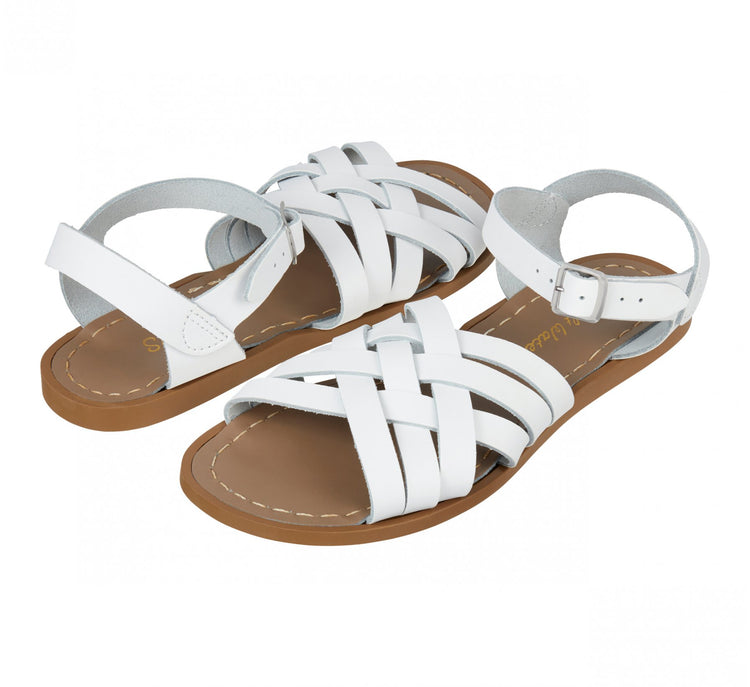 Salt Water Retro White Sandal *One left Size C9