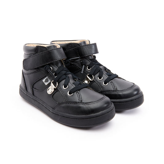 Oldsoles Black No Tie Hi Top 6110