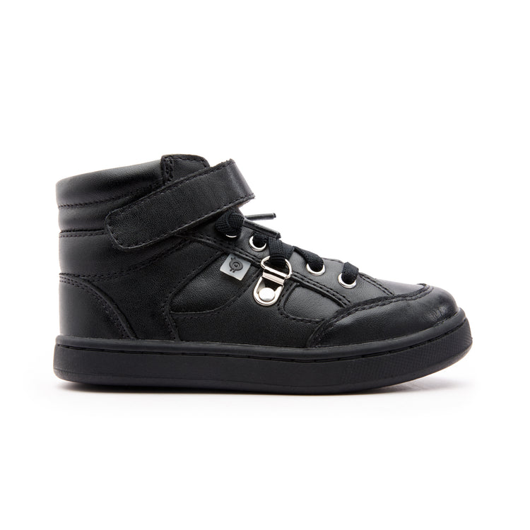 Oldsoles Black No Tie Hi Top 6110