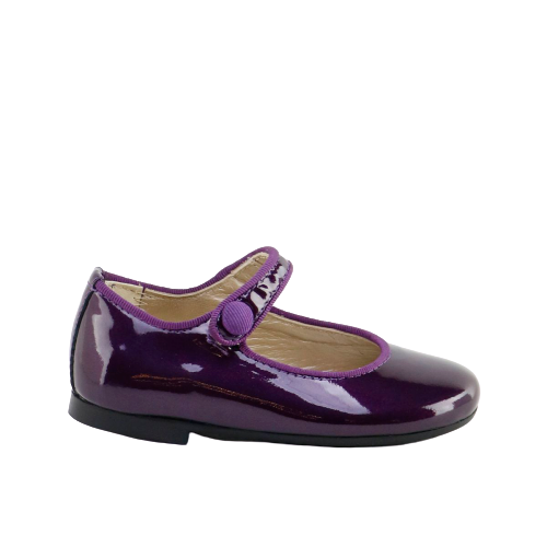 Papanatas Purple Patent Mary Jane 6315Z