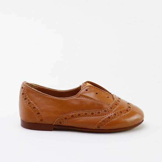 Papanatas Cognac Oxford Slip On 6710y