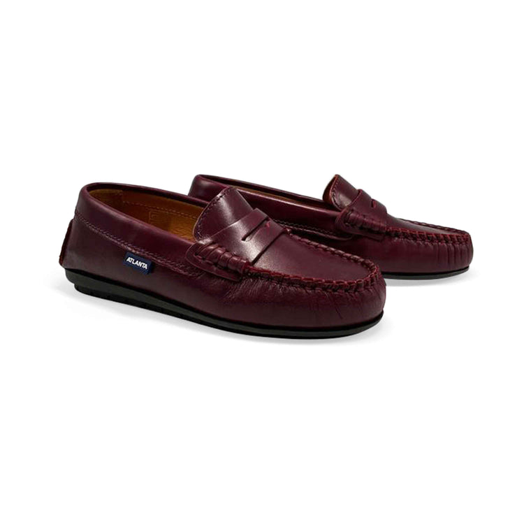 Atlanta Mocassin Burgundy Sierra Penny Loafer 032