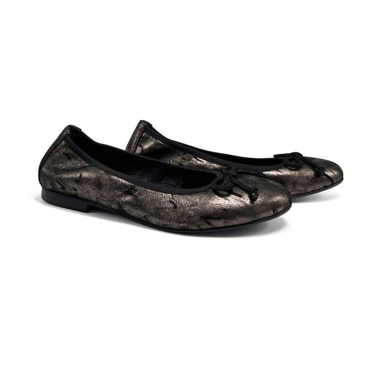 Blublonc Luisa Black Shimmer Ballet Flat