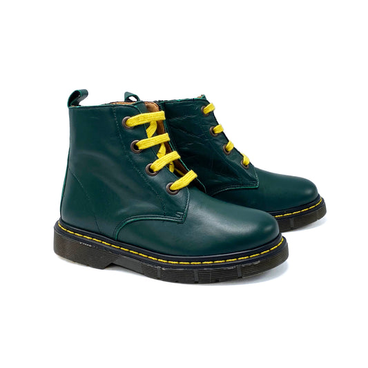 Confetti Green Yellow Combat Boot 8217