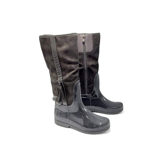 Henry Ferrera Pom Pom Grey Rain Boot