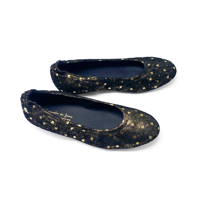 Manuela De Juan Gold Love Ballet Flat S2939