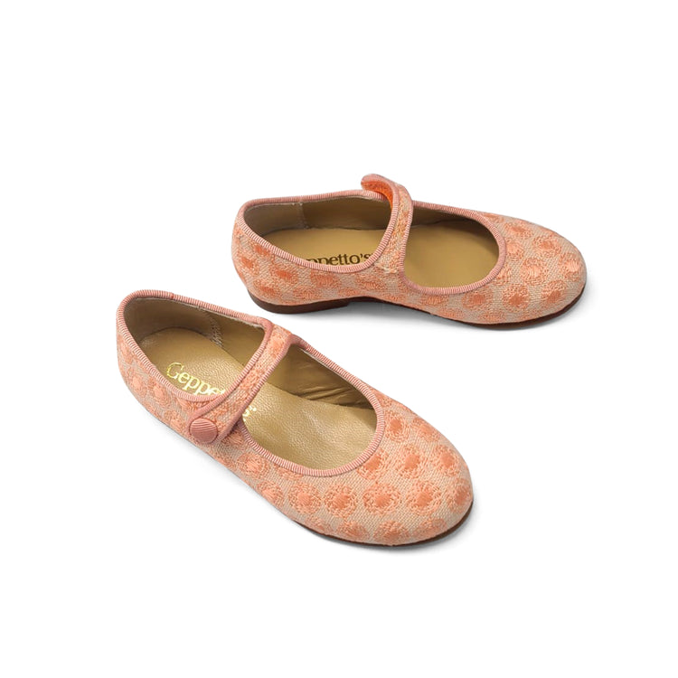 Geppettos Pink Polka Dot Mary Jane GP0576