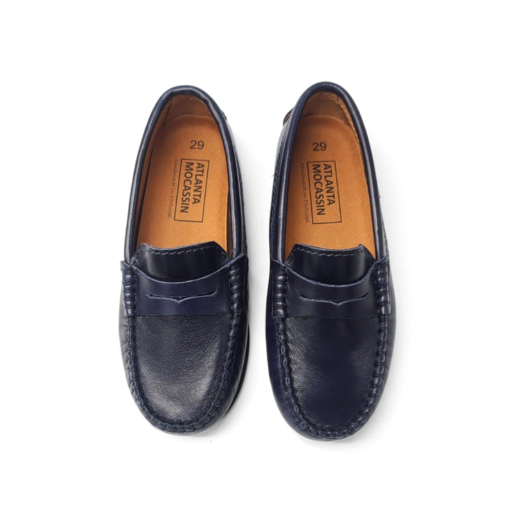 Atlanta Mocassin Navy Sierra Penny Loafer