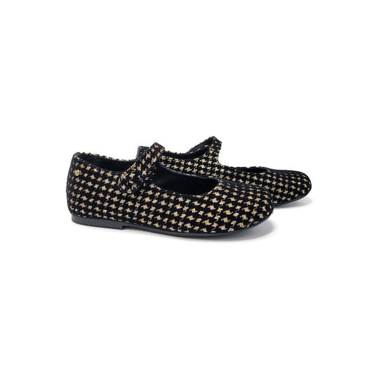 Manuela-De-Juan-Black-Gold-Houndstooth-Mary-Jane-GIRLS