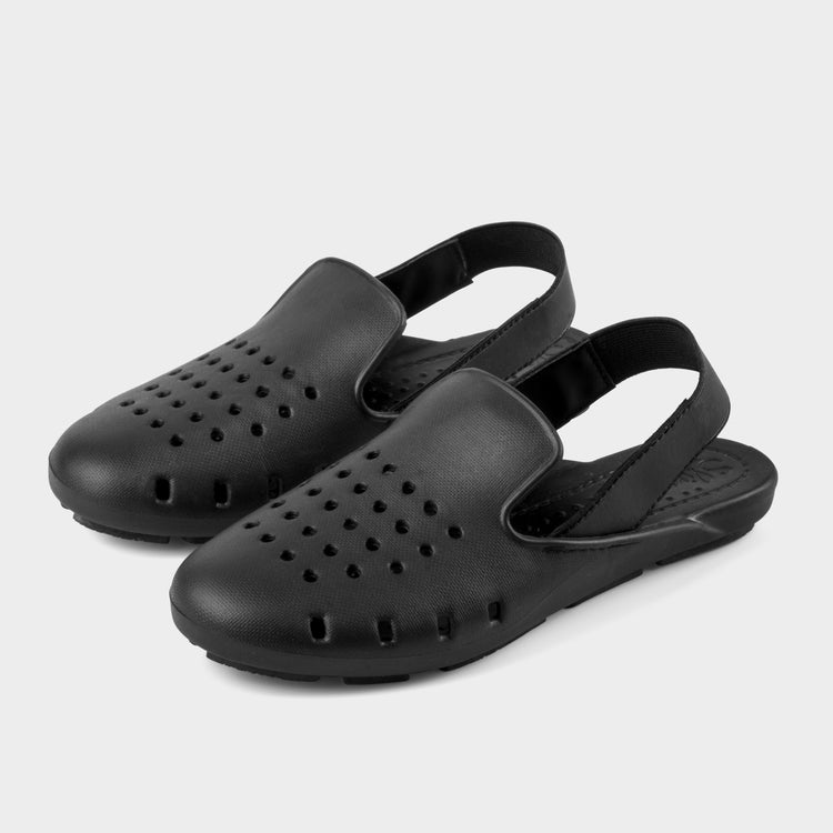 Slingers Black Classic Slingback Water Shoe