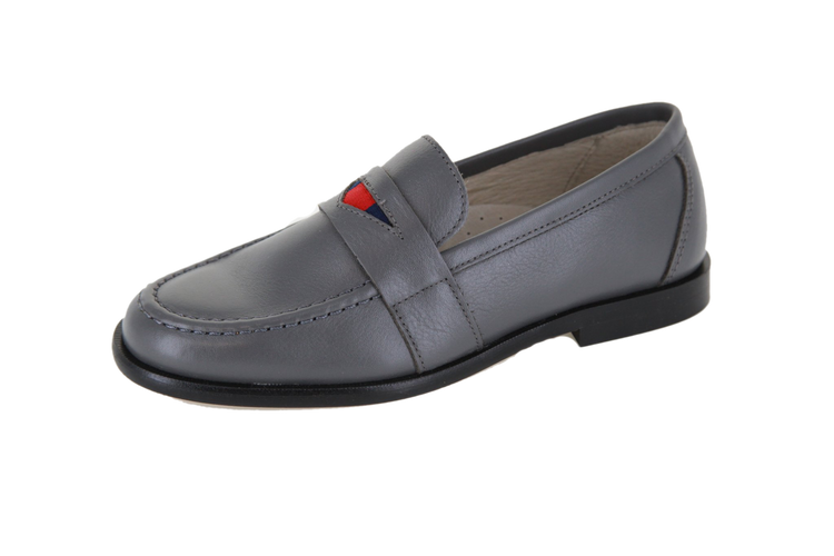 Hoo Grey Ribbon Loafer 2181