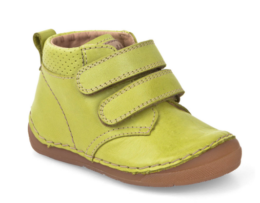 Froddo Lime Green Velcro High-top First Walker Toddler