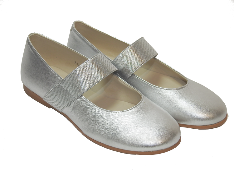 Sonatina Brooklyn Silver Elastic Mary Jane