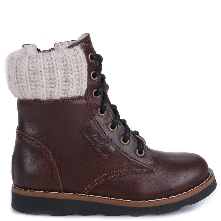 Emel Brown Sweater Bootie 2646