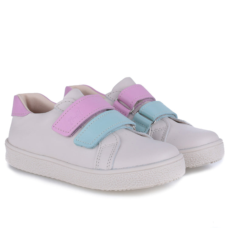 EMEL White Pastel Velcro Sneaker E2740