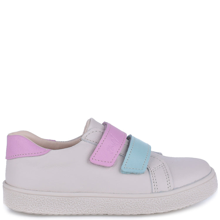 EMEL White Pastel Velcro Sneaker E2740