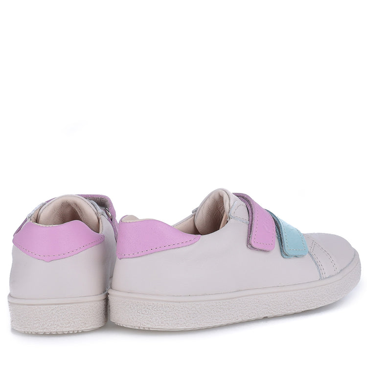 EMEL White Pastel Velcro Sneaker E2740