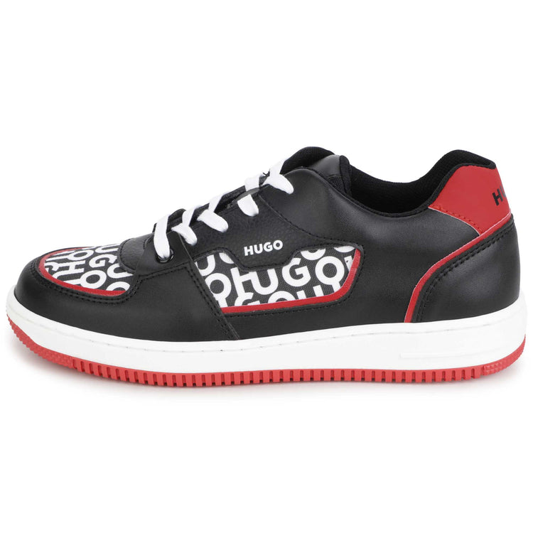 Hugo Black Red Lace Sneaker 29003