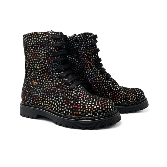 Froddo Multicolored Pollka Dot Water Resistant Boot G3110117