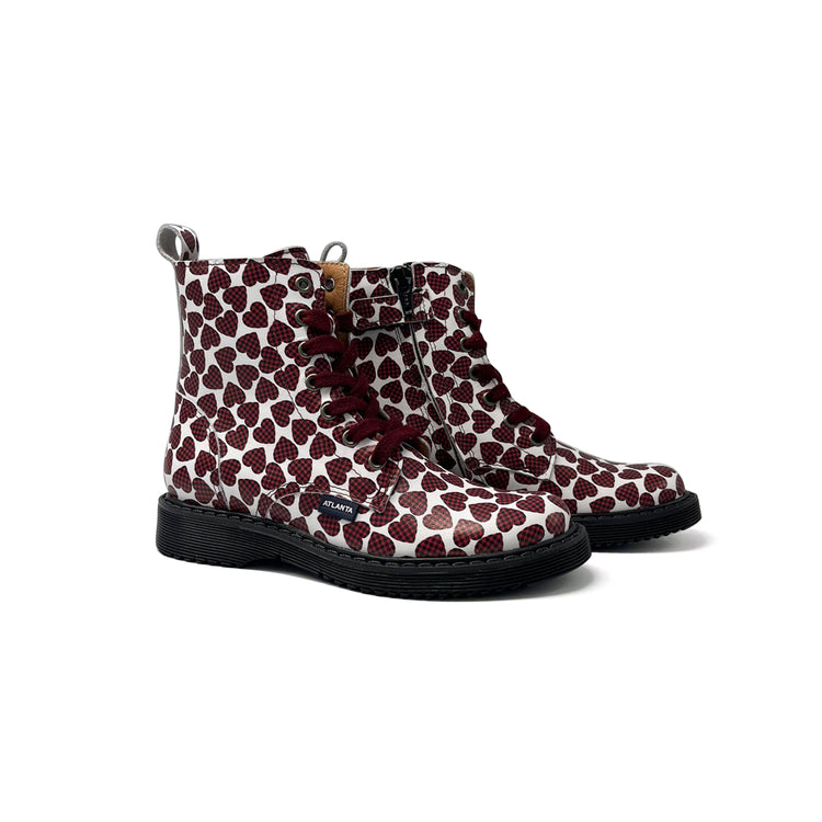 Atlanta Mocassin Red Heart Boot 01D