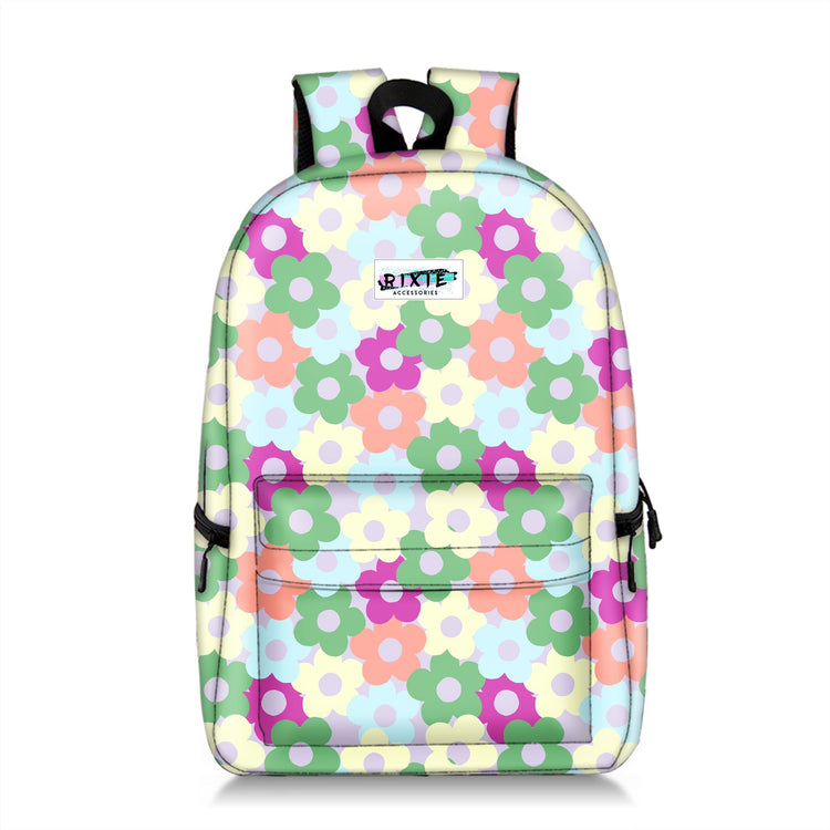 RIXIE Pastel Floral 17" Knapsack