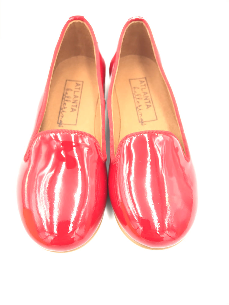 Atlanta Mocassin Patent Leather Red Slip On WV00