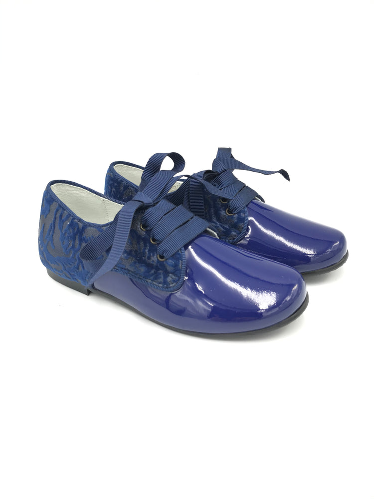 Geppettos Blue Lace Up G599