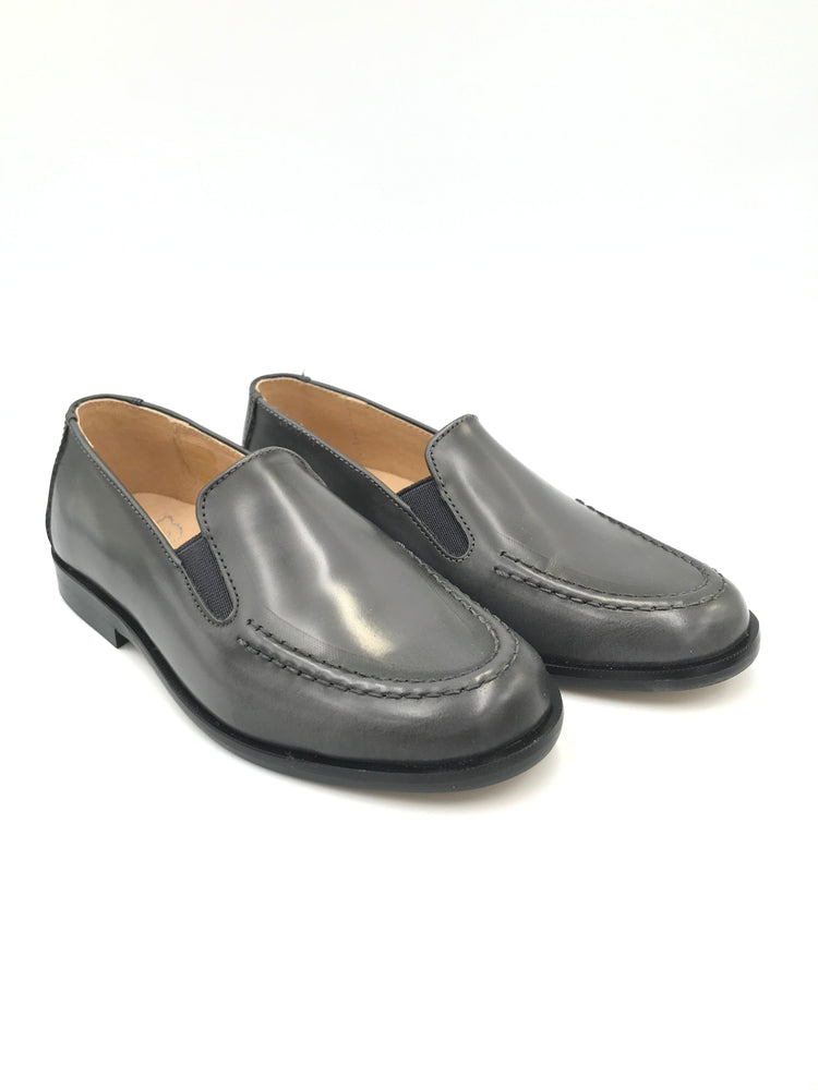 Hoo Grey Double Gore Loafer 2171 (Hi Shine)