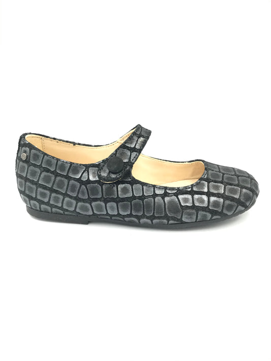 Manuela De Juan Black Crocodile Mary Jane S2108