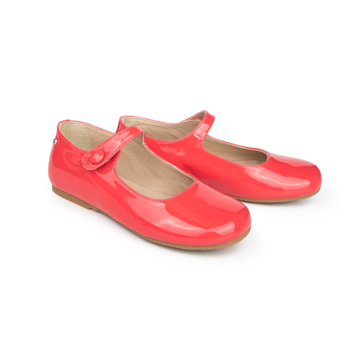 Manuela De Juan Strawberry Patent Leather Mary Jane S2108-21