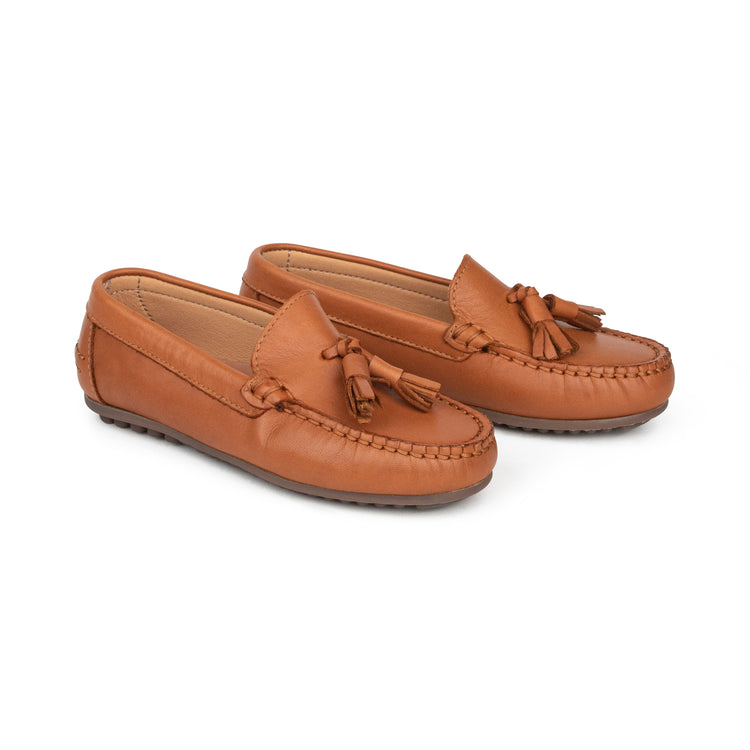 LMDI Cognac Tassel Loafer