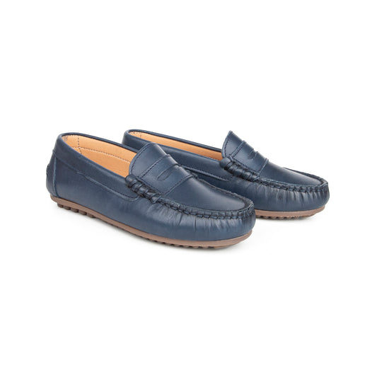 LMDI Navy Penny Loafer