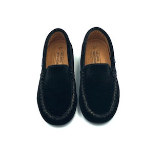 Atlanta Mocassin Black Velvet 15936