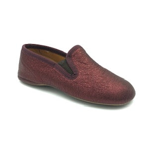 Pepe' Bordeaux Metallic Slipper 280