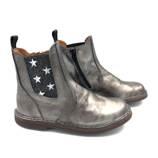 Pepe' Old Metal Star Side Zipper Boot 2038