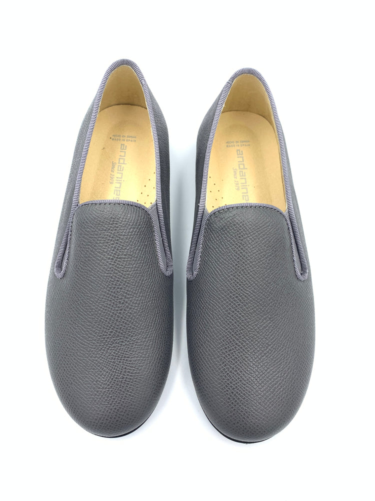 Andanines Grey Smoking Slip On 182447